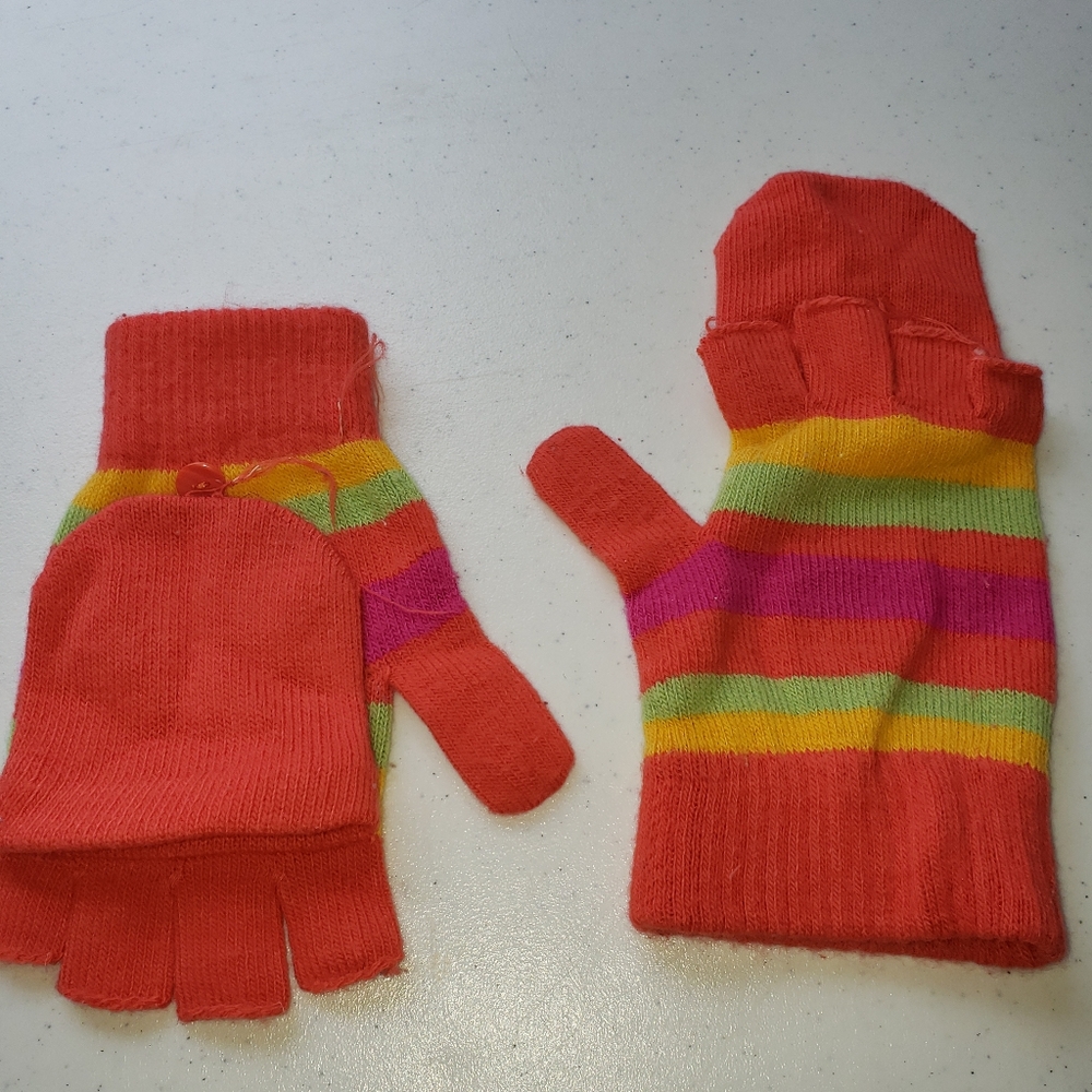Colorful glove mittens